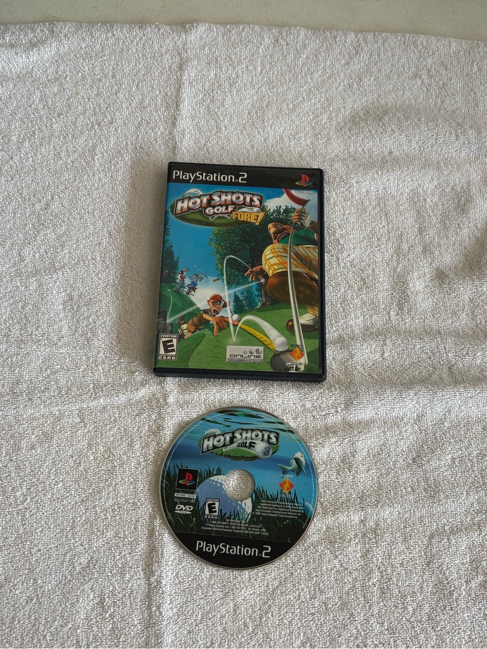 Sony PlayStation 2 Hot Shots Golf Fore and 3 games